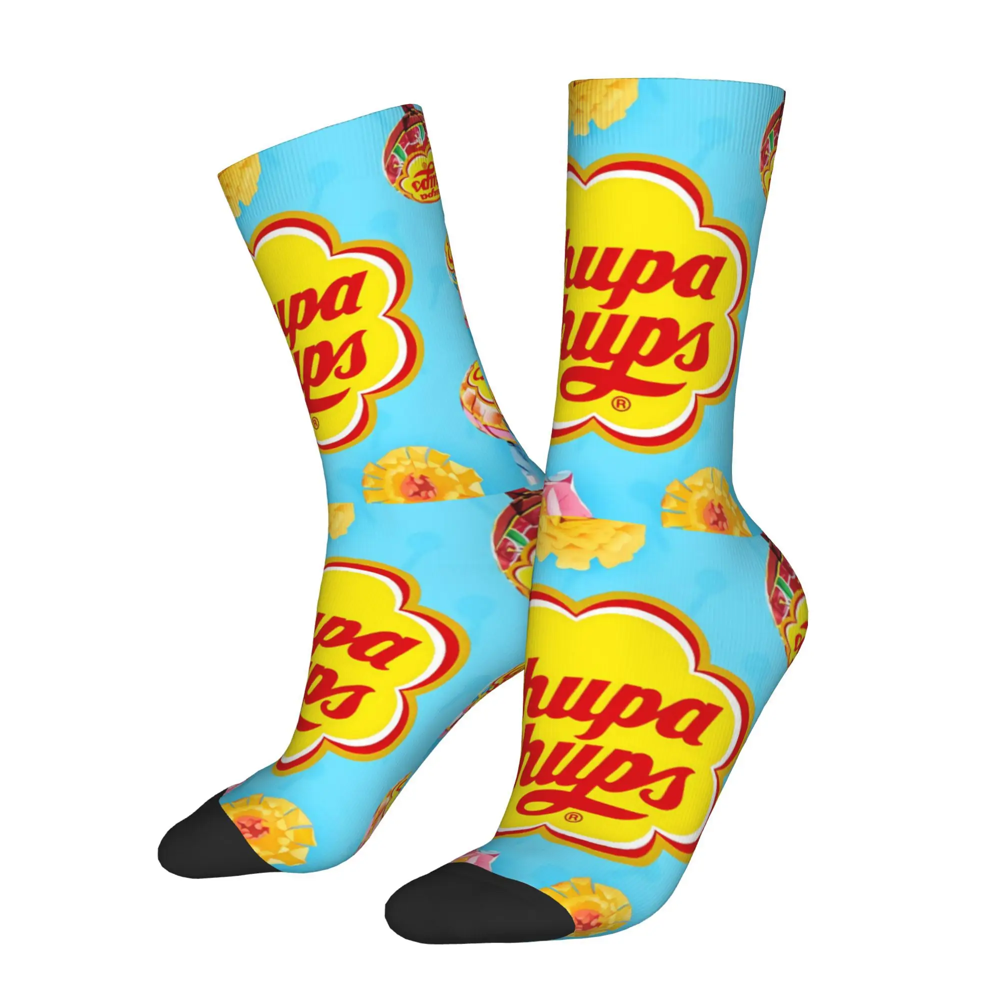 

Барселона леденцы Чупа-чупс носки с принтом мужские модные полиэстеровые носки