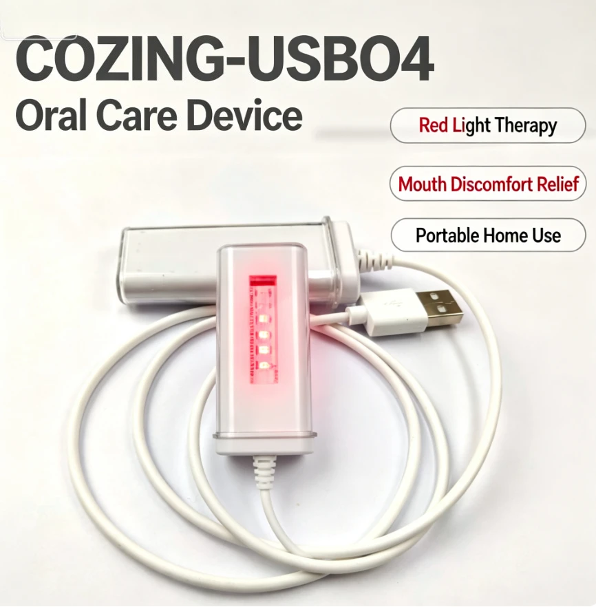 Portable Customizable Red Light Therapy Device – Gum Sensitivity Relief & Oral Inflammation Treatment