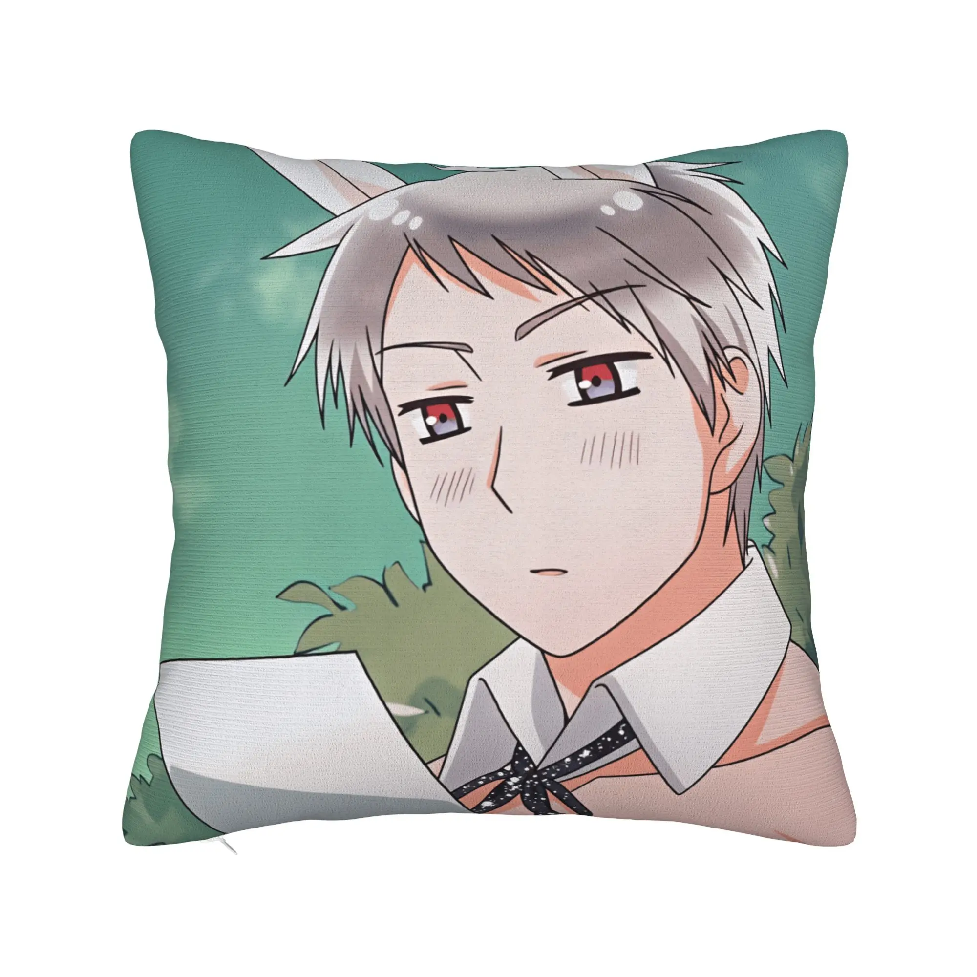 P-Prussia hetalia Pillow Cover  Comfy Cushion Cover Novelty Pillow Case For Sofa Home Decoration