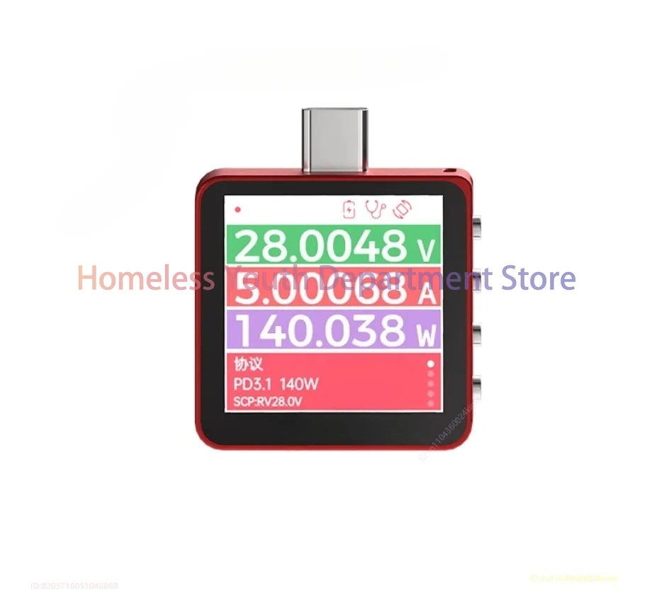 RK-X3 Ammeter Tester USB Tester Voltage Current Meter QC3.0 PD Fast Charge Detector for Phone Laptop Power Bank