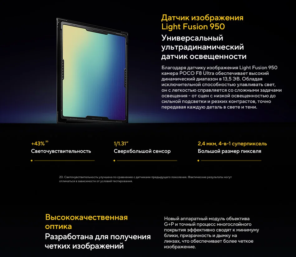 POCO F8 Ultra World Premiere Global Version Smartphone Snapdragon 8 Elite Gen 5 50MP 6.9" 120Hz display 6500mAh battery