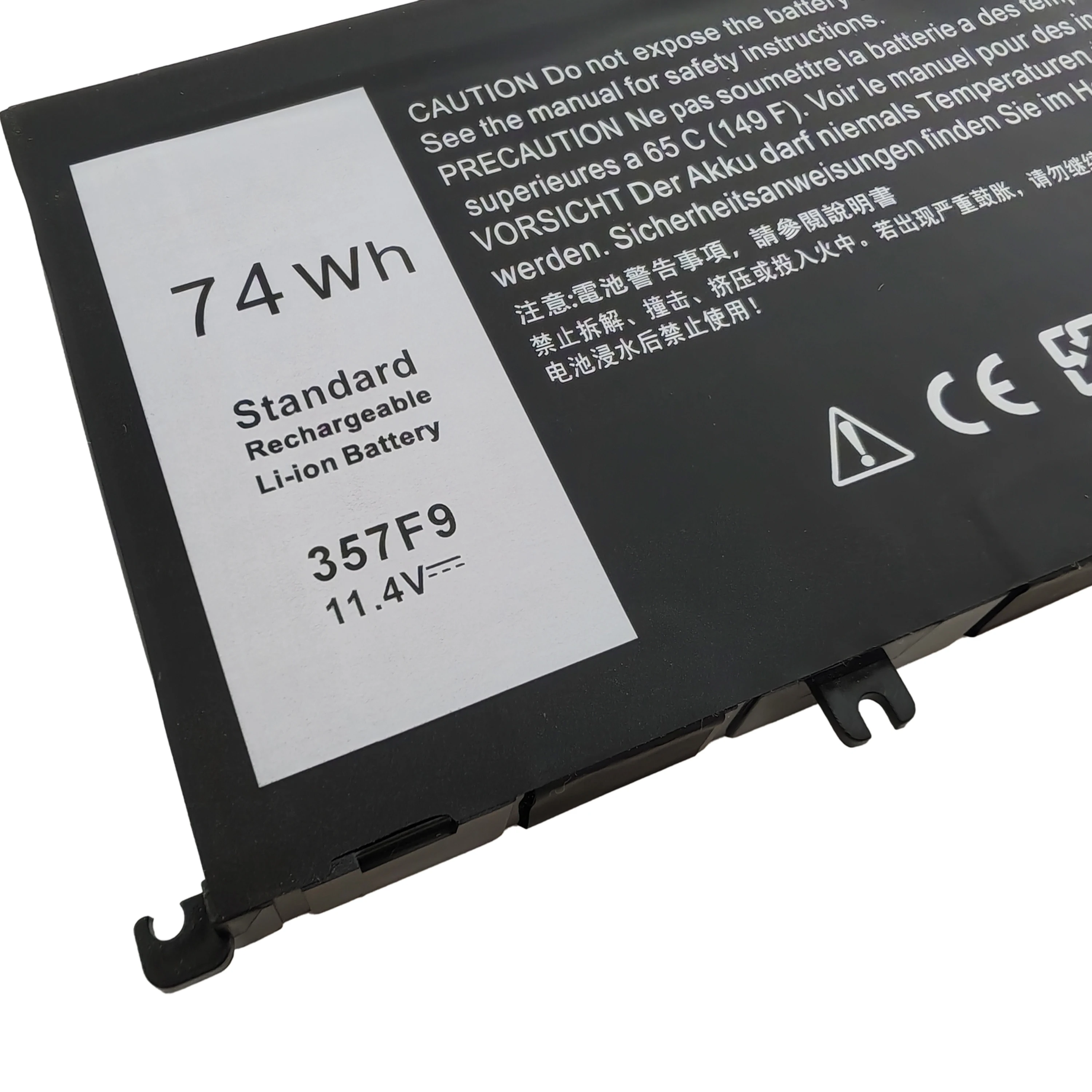 357F9 11.4V 74Wh Laptop Battery for DELL Inspiron 15 5576 5577 7000 7557 7559 7566 7567 P65F P57F INS 15PD-1748B