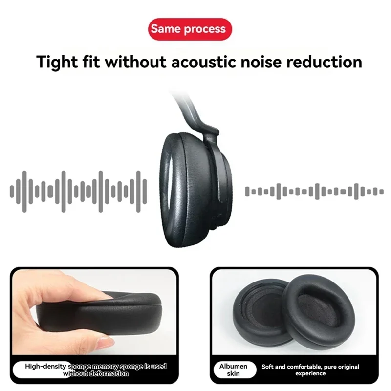

Ear pads for Microsoft Surface Headphones 1&2 Gen Headsets Mesh cloth Memory Sponge Softer Protein Leather Earpads repair parts，