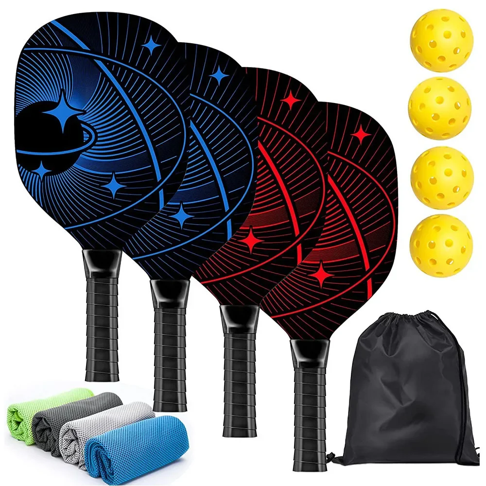 Pickleball Paddles For Unisex 2024 New Wooden Beach Racquet Sports Pickleball Paddle High Quality Designer Brand