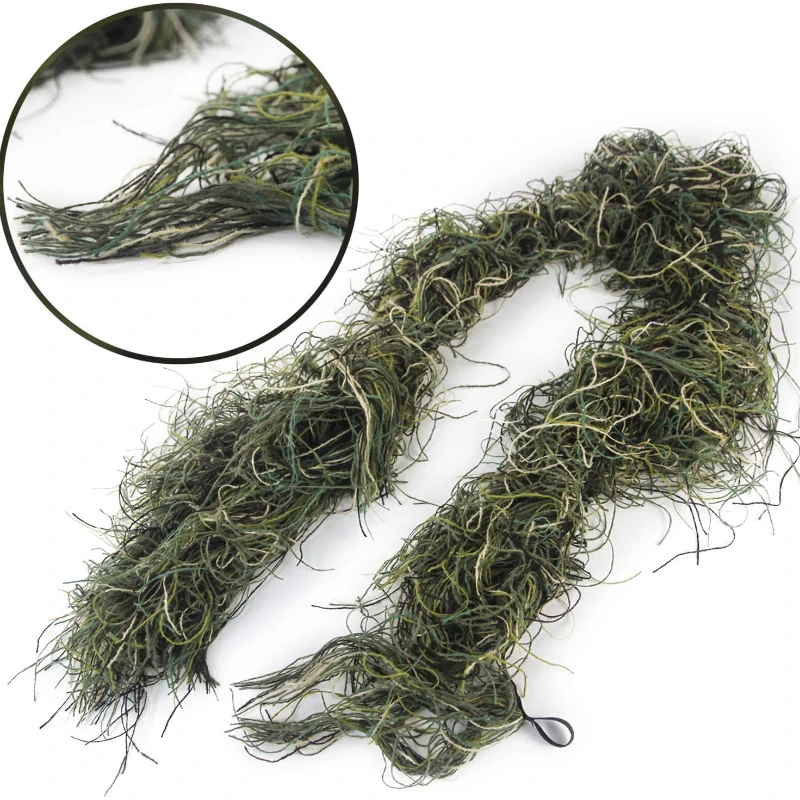 1pc Jungle woolen camouflage yarn Desert woolen camouflage clothing accessories yarn Snow woolen auspicious clothing yarn