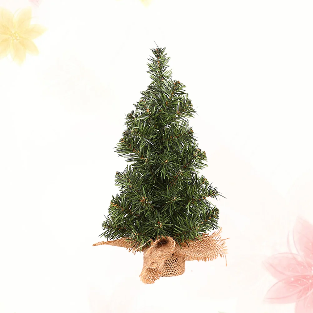 

10 PCS Mini Tree for Christmas Artificial Table Decorations Pine Decorate Miniature