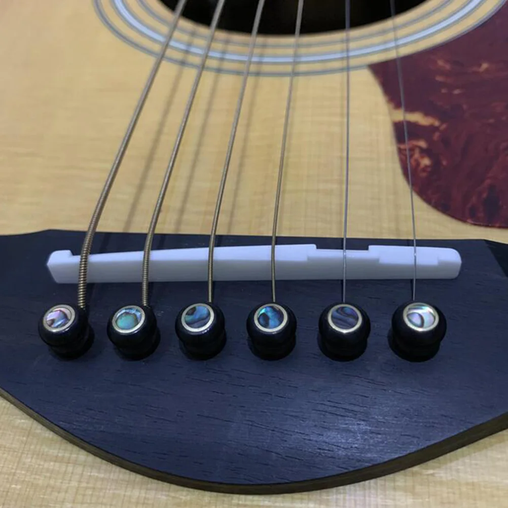 

4pcs String Bone Nut Premium Ox Bone Material Better Tone Durable Guitar Replacement Nut For Guitar Accessories Instrument Parts