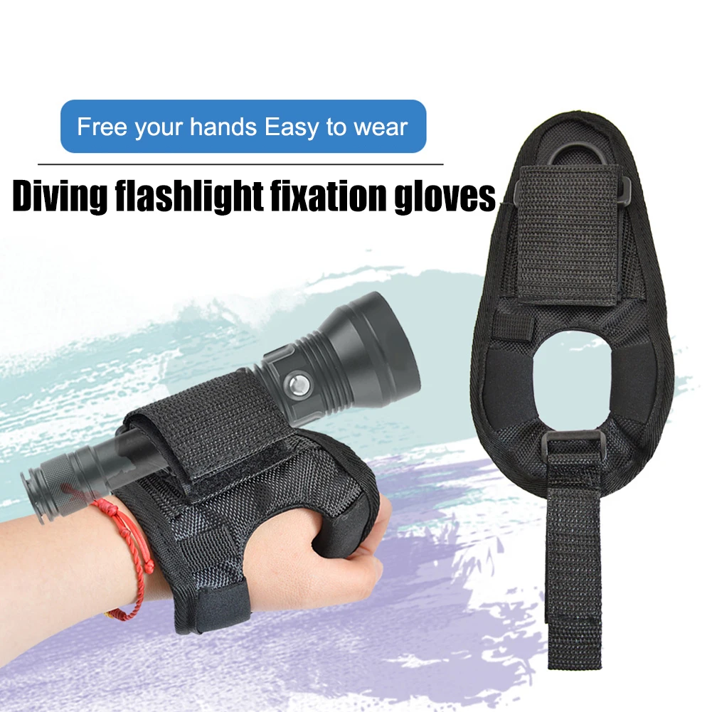 النيوبرين الغوص مصباح يدوي قفازات تنفس الغوص مصباح يدوي قفازات مريحة ملصق قابل للتعديل الملحقات في الهواء الطلق