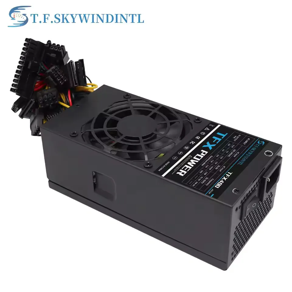 1PC 400W Power Supply Flex ATX For Computer Active PFC Computer TFX PSU For Desktop Small PC Case 115-230V Power Supply