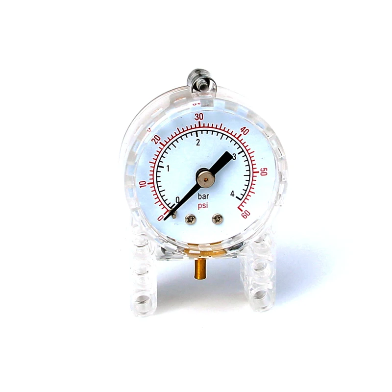 Manómetro técnico, medidor de presión neumático, tanque, piezas MOC, bloques de construcción, juguetes de ladrillo para Compatible eléctrico 64065/75974