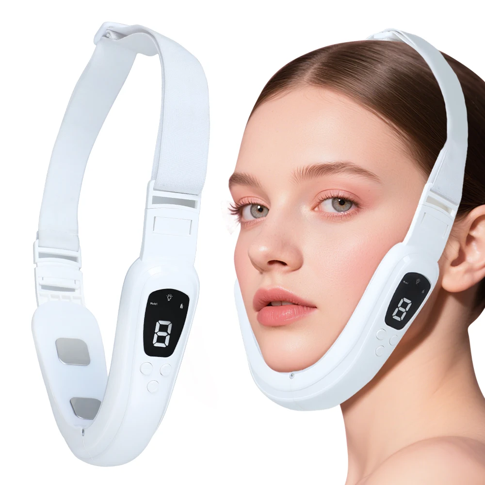 

Electric Face Lifting Device Skin Rejuvenation V Face Massager Double Chin Lift Up with Remote Control Facial Beauty Instrument