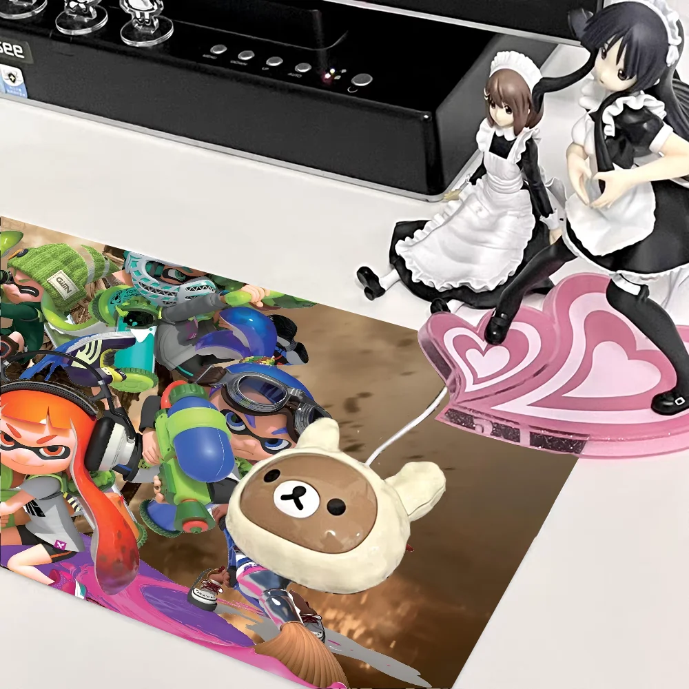 1PC Popular Paradise Shooting Game Splatoon Non-slip Mouse Pad Office Computers Laptops E-sports Game Desk Mats XXL Keyboard