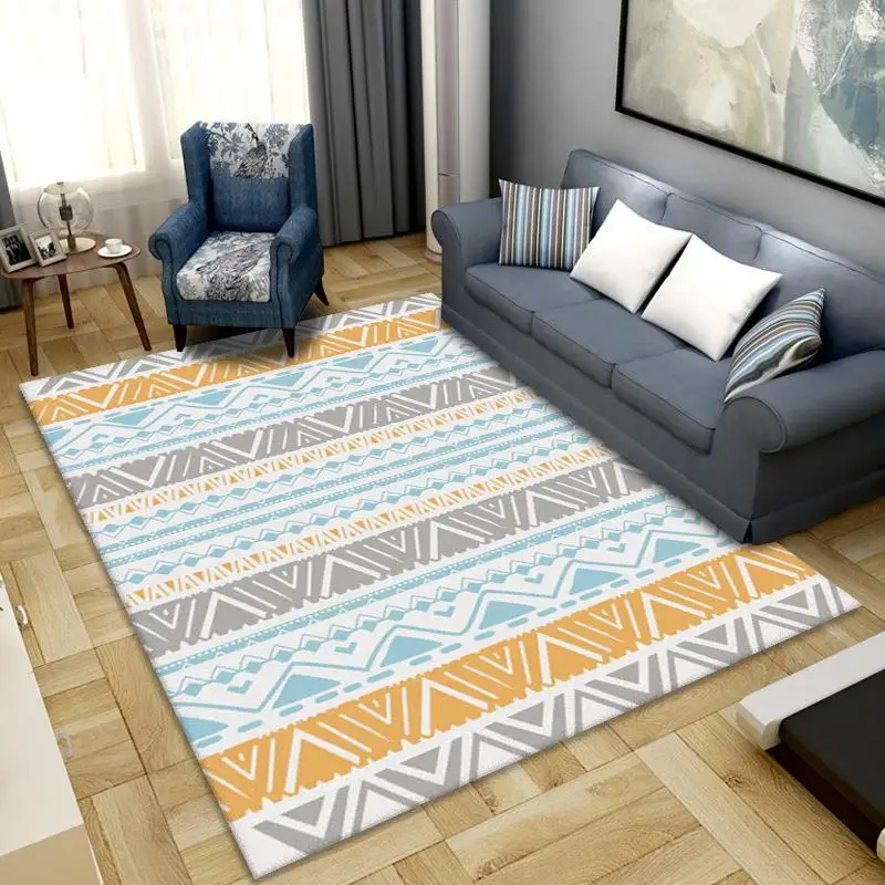 

Nordic Light Luxury Living Room Rugs Sofa Coffee Tables Carpets Modern Simplicity Style Bedroom Carpet Home Cloakroom Lounge Rug