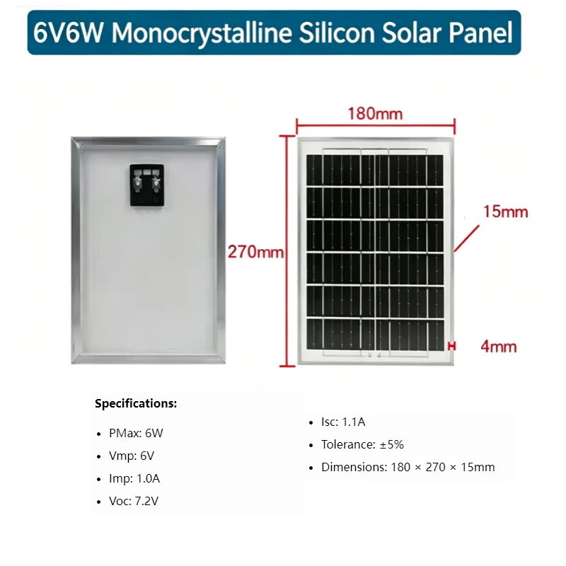 Customization Solar Panel, Monocrystalline PV Module, High Conversion Efficiency, IP67 Waterproof, Off-grid Power Supply for Hom