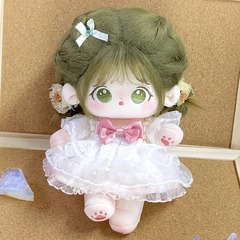 20cm Cotton Doll Plush Toy Baby Suit Gift for Girls Non-Attribute Fashion Collectible Our Generation Doll