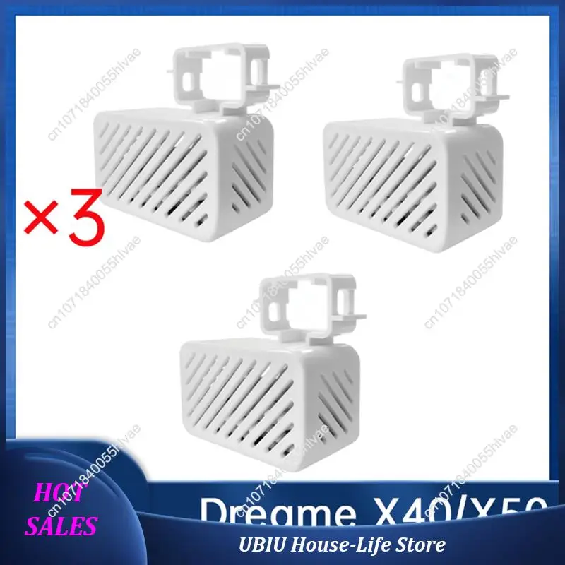For Dreame X40/X50 Series Sweeper Water Tank Version Deodorizing Particles Enhanced With Silver Ions Accessories 3 Pcs-Best Sell