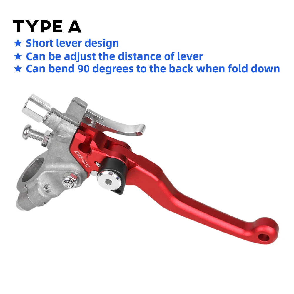 Clutch Lever Handle Perch For HONDA CRF 250R 250X 450R 450X CR 125R CR250R CRF250R CRF450R CRF250X CRF450X Motorcycle Handlebar