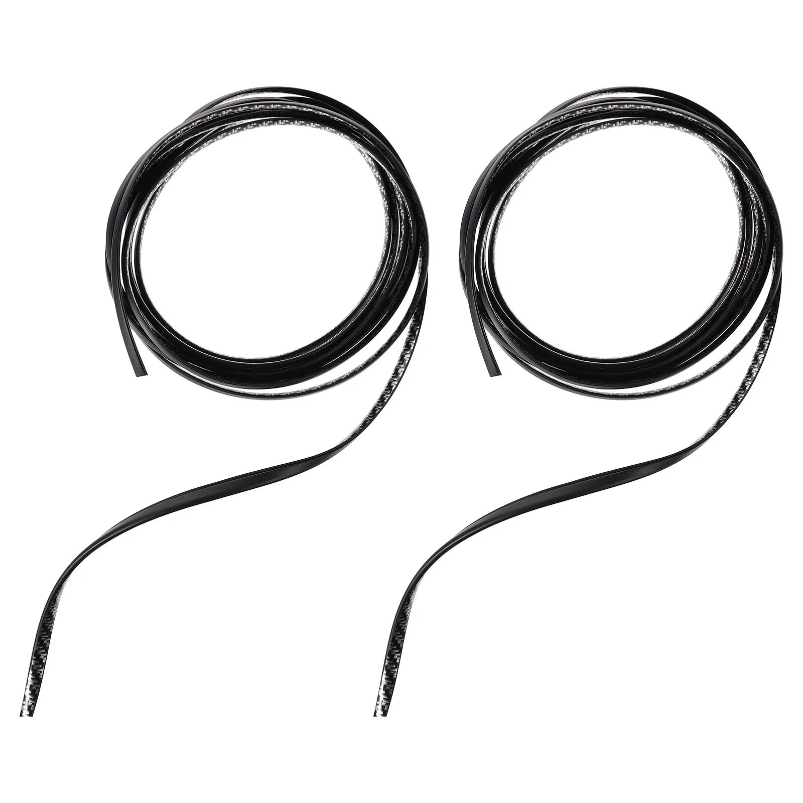 

2pcs Car Guards PVC Anti-collision Strip Durable Texture Practical Function Protective Effect Easy Installation Stable