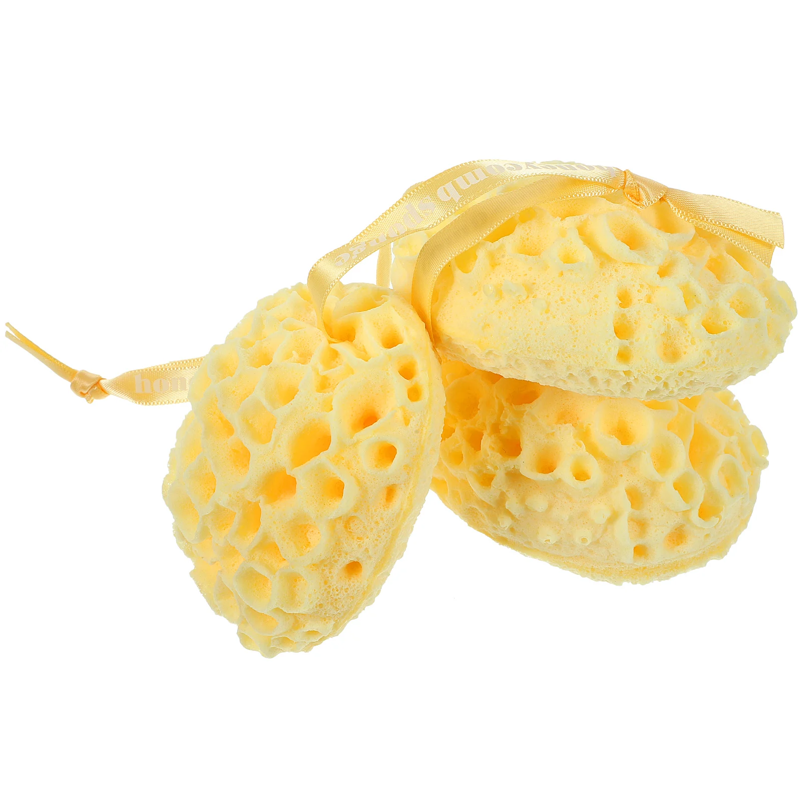 

3Pcs Honeycomb Shower Bathing Balls Soft Body Exfoliating Sponge Shower Pad Bathroom Supply Honeycomb Bath Ball