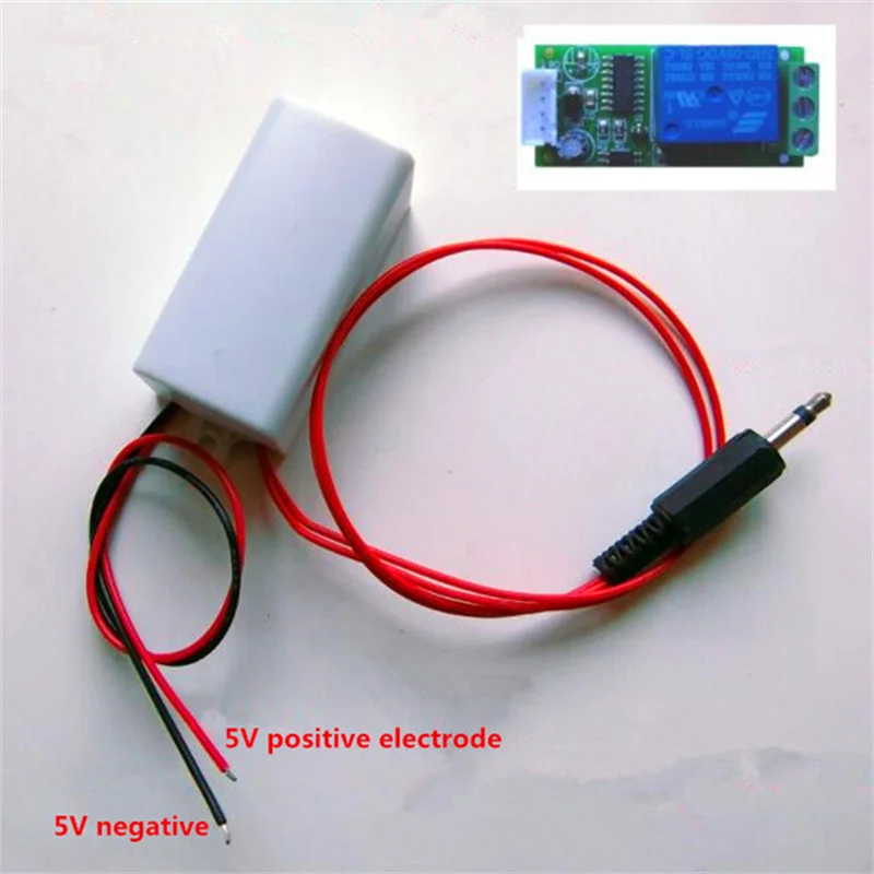 Royi Store Detecting Sound and Audio Signal Controller, Relay, on, Off, Sound Sensor Module, 5V with Shell