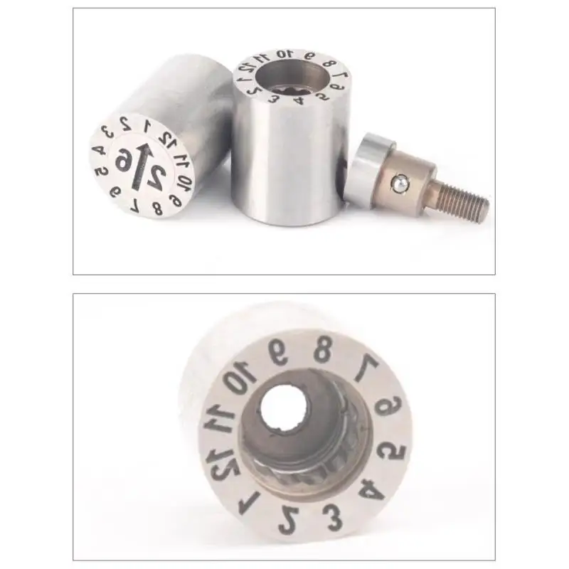 2PCS/5PCS SUS420 Injection Mold Changeable Core Date Stamp Year Month Day Marking Pin Date Code Insert