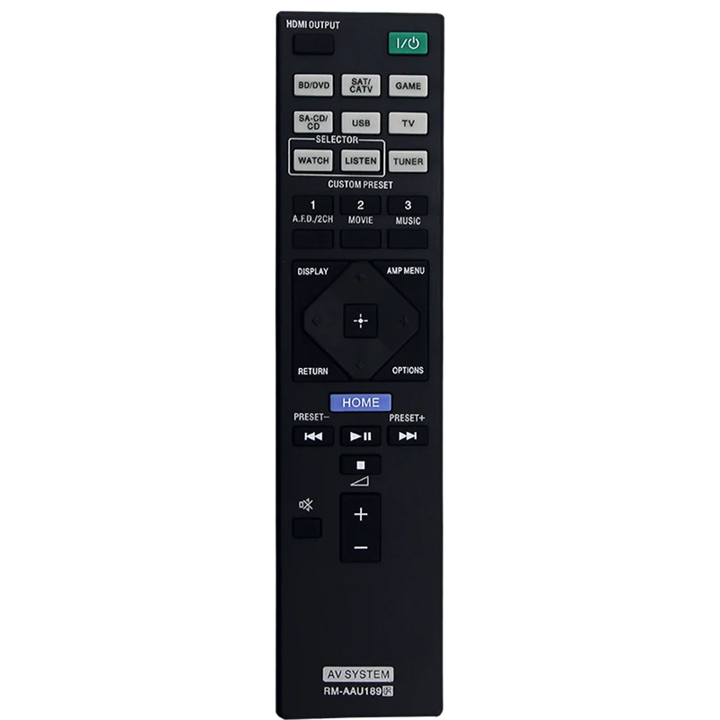 RM-AAU189 audio remote control suitable for Sony TR-DN1050 STR-DN850 HT-CT350 RM-AAU190