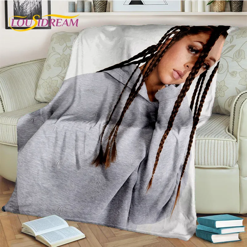 

3D Printing Beauty Plaid Eva Queen Blanket,Soft Throw Blanket for Home Bedroom Bed Sofa Picnic Travel Office Cover Blanket Kids