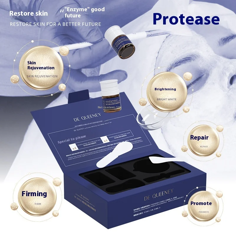 Private Logo Enzyme Peeling Therapy Face Lifting Firming Peptide Facial Mask Wrinkle Removal Enzyme Lifting Peptide Mask