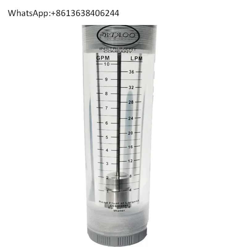 LZM-25G/GF Baotong air pipeline type plexiglass rotor float gas liquid water flowmeter