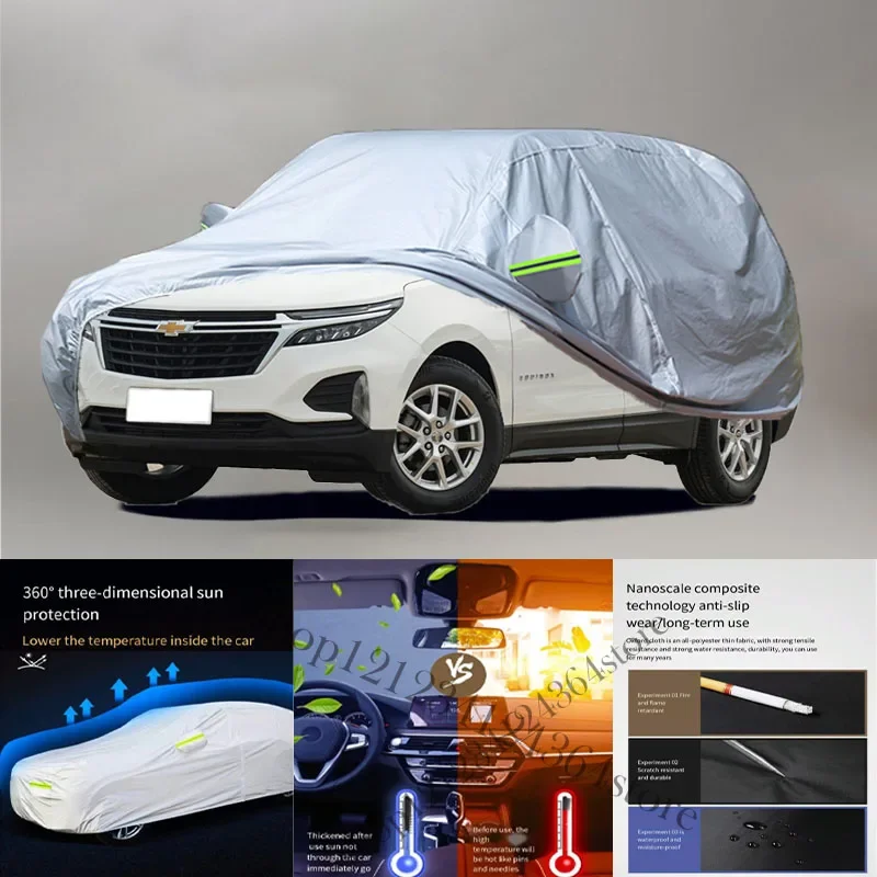 

For Chevrolet Equinox fit Outdoor Protection Full Car Covers Snow Cover Sunshade Waterproof Dustproof Exterior Car cover