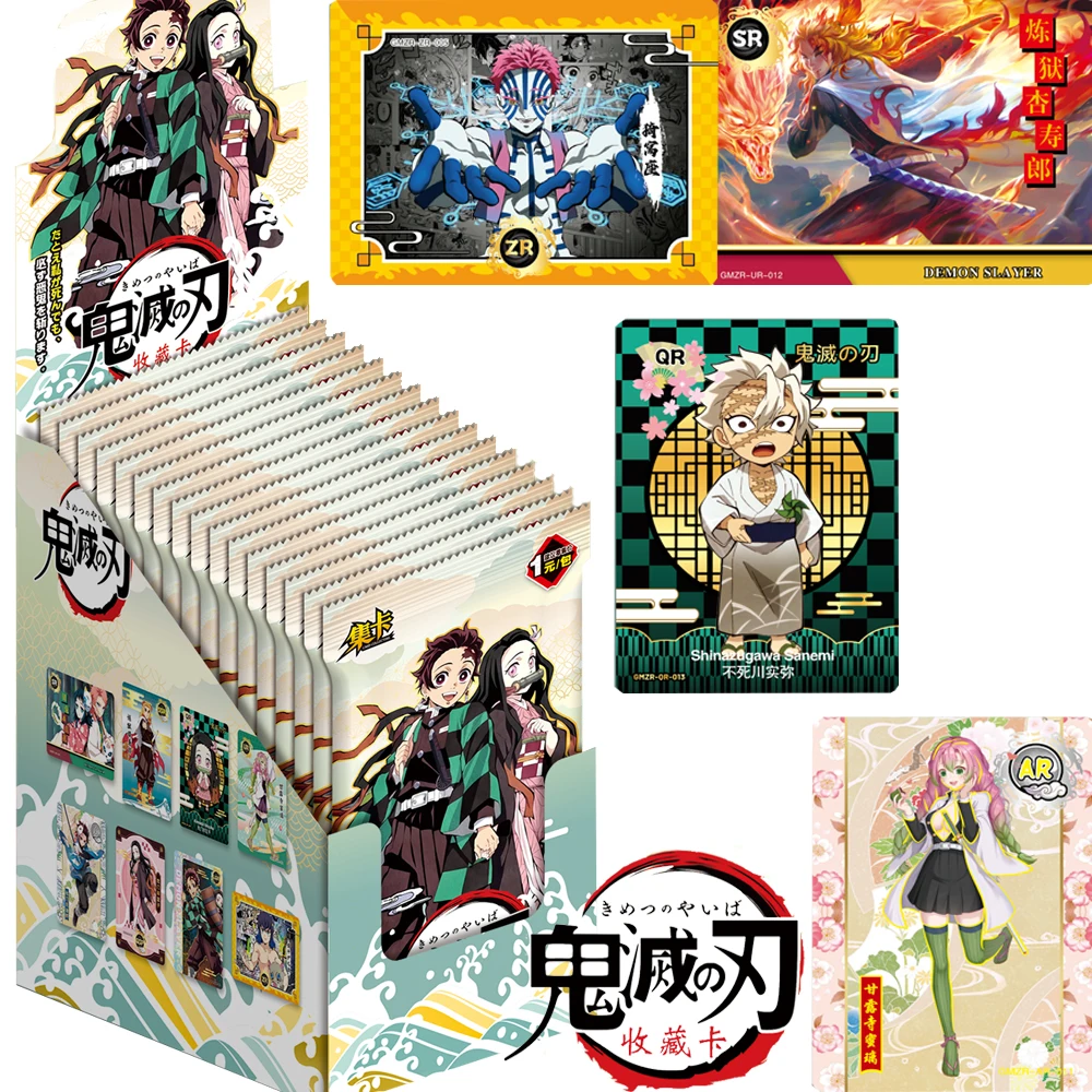 

Original Demon Slayer Card Booster Box Kamado Nezuko Kochou Shinobu Anime Popular Goddess Character Portrait Card Kid Hobby Gift