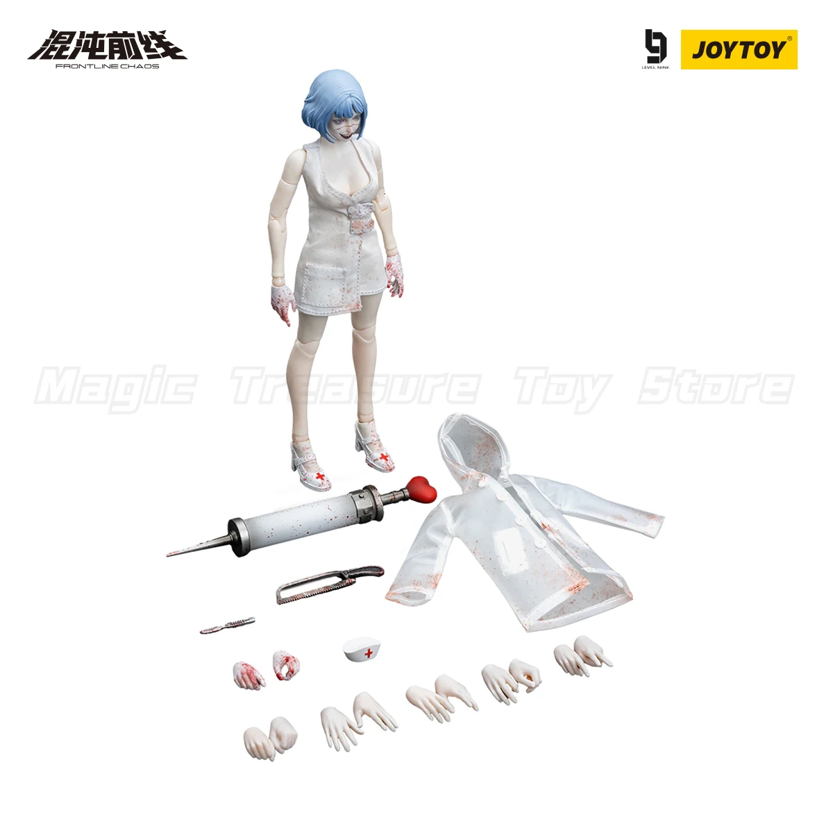 

【Доставка в течение 24 часов】Фигурка JOYTOY LEVEL NINE FRONTLINE CHAOS DR.WHITE NO.77 1/12