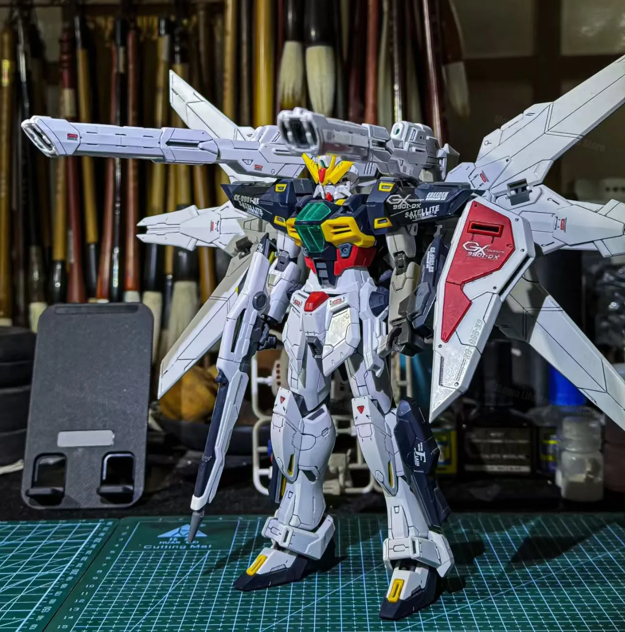 在庫あり DABAN MG 1/100 8803 DX ダブルX 組立モデルキット プラスチック製骨格 アニメアクションフィギュア ロボット プラスチックモデル ギフト おもちゃ