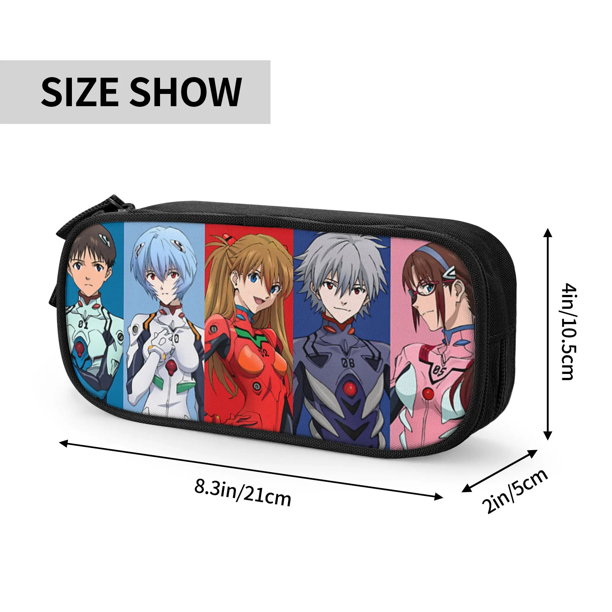 Large Capacity Bags for Child Cartoon Evangelion 2  Handheld Study Bag for Boys Gilrs Kids