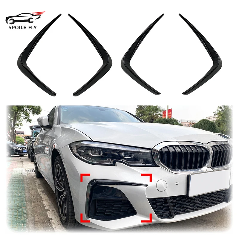 2019 do 2021 dla BMW G20 G28 318i 320i 325i 330i 330d 330e Przedni zderzak samochodowy Spoiler Przeciwmgielny Osłona lampy Przegródka Zestaw karoserii