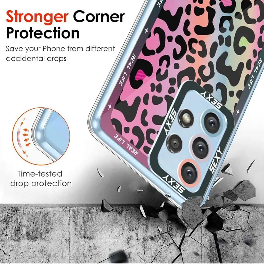 เคสโทรศัพท์พิมพ์ลายเสือดาวสำหรับ Galaxy A31 A50 A50s A51 4G A71 4G A21s A12 A52s 5G A32 A22 A52 A72 4G 5g