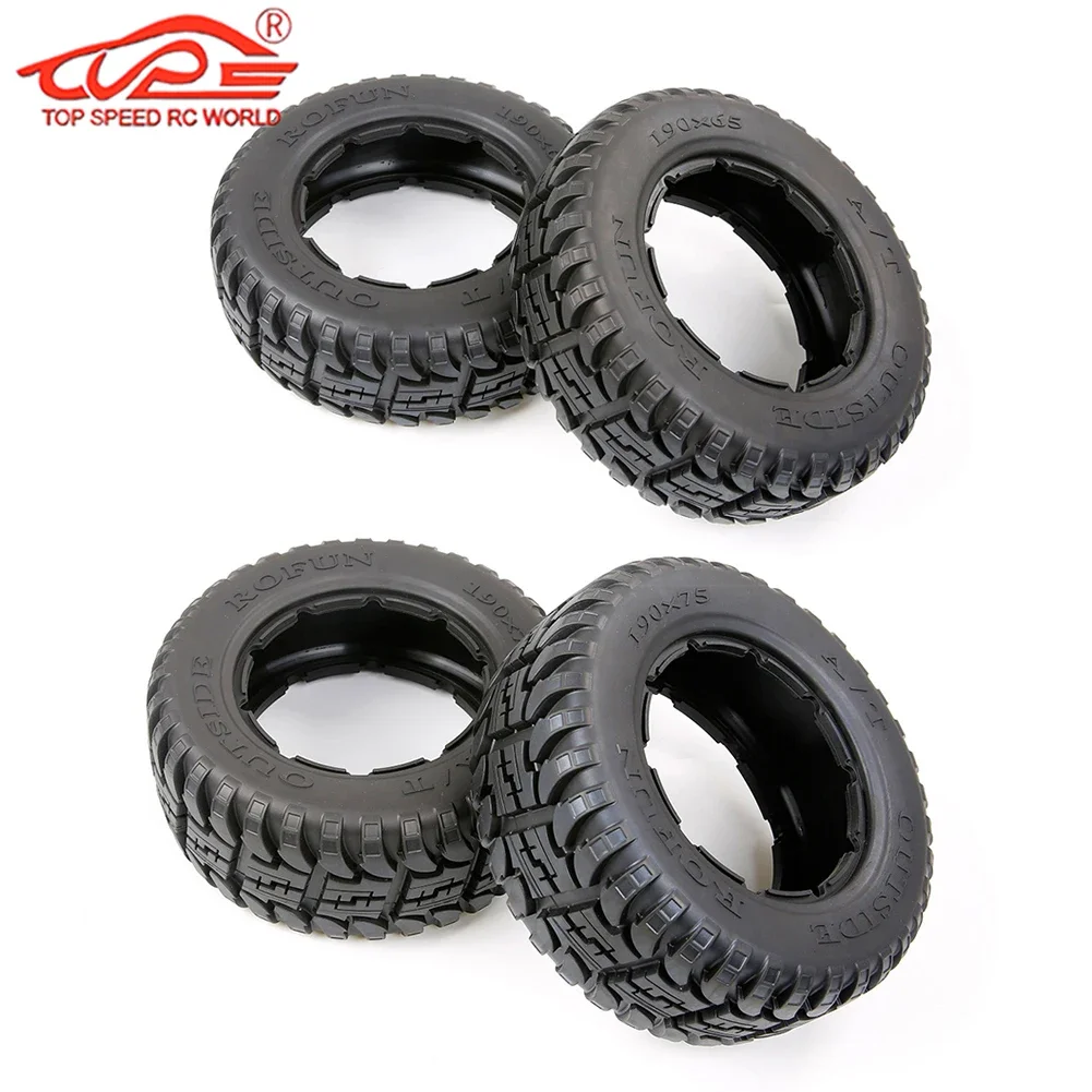 Front or Rear Tire Skin Set for 1/5 HPI ROFUN BAHA ROVAN KM BAJA 5T 5SC RC CAR PARTS