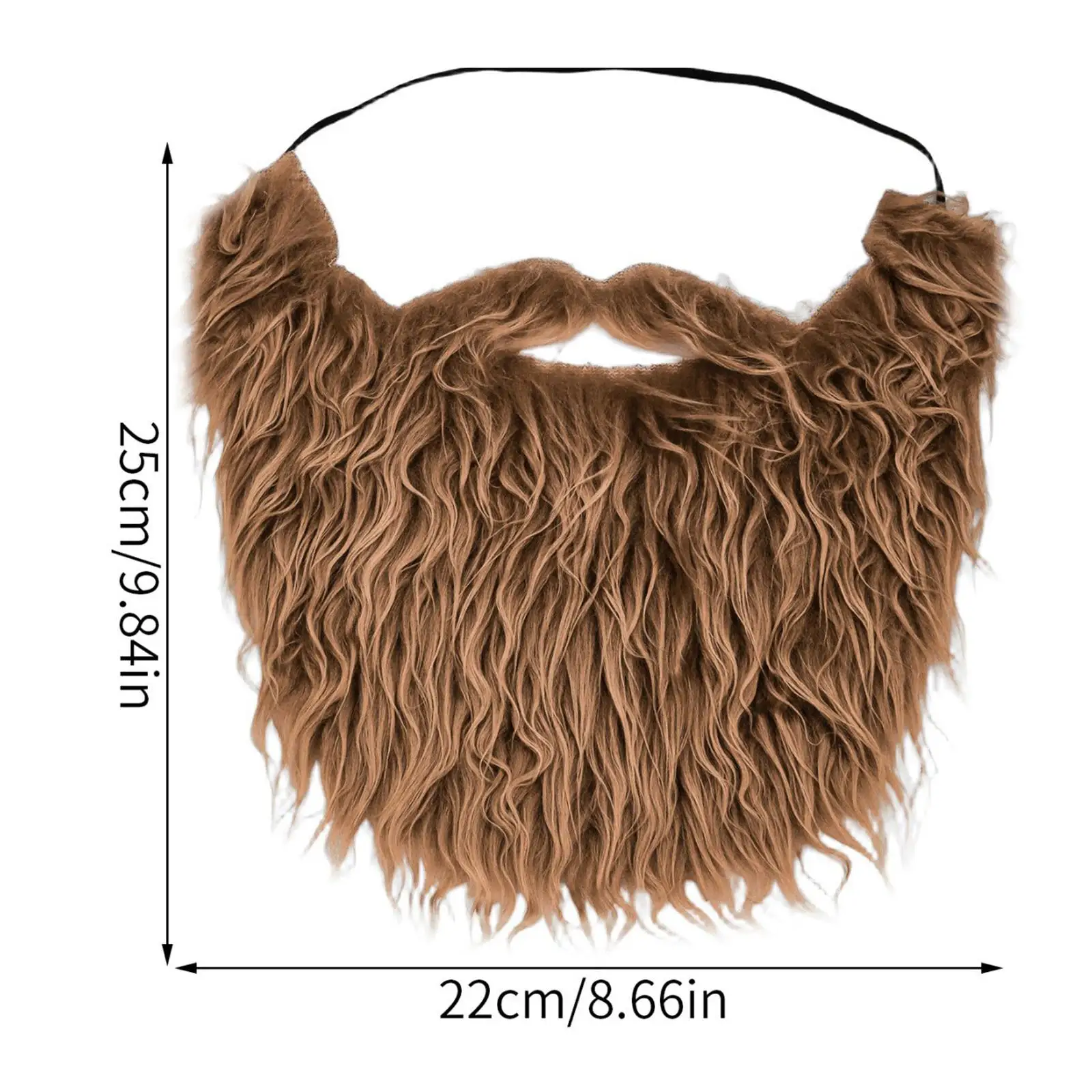 Barbe d'Halloween, fausses moustaches réalistes polyvalentes pour le Festival des hommes