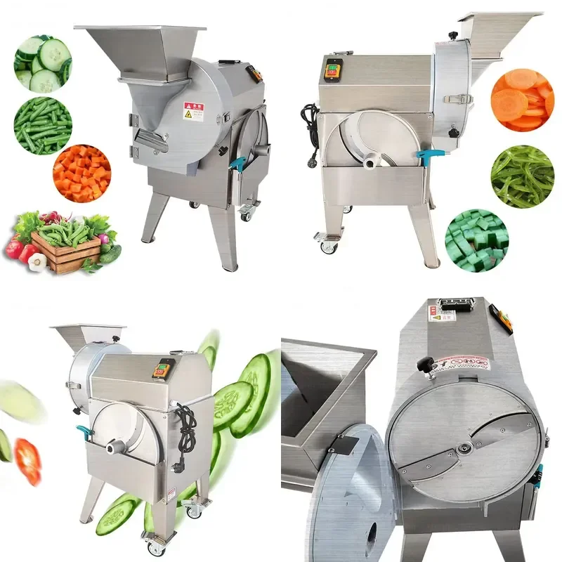 2026 Vegetable Cutting Machine Multi-functional Industrial Slicing Machine Electromechanical Dicing Machine