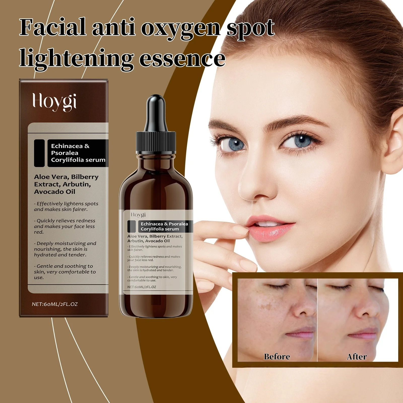 

Arbutin Facial Anti-oxidant Spot-lightening Essence Lmproves Dullness Evens Out Skin Tone Reduces Fine Lines Gentle Care Product