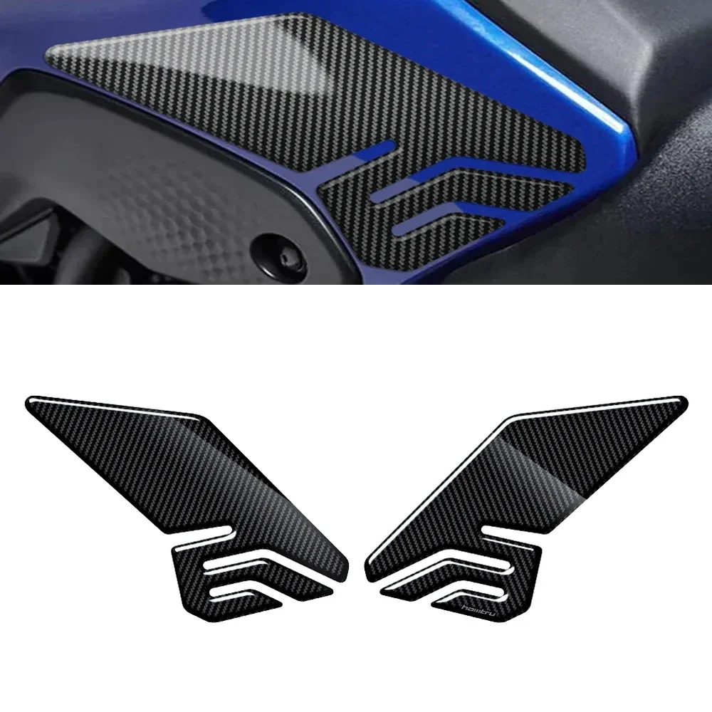 For Yamaha MT 07 2021-2024 Motorcycle Carbon Side Tank Pad Protection Knee Grip