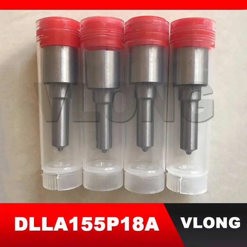 4PCS High Quality Diesel Fuel Injection Spare Part Injector Sparyer Nozzle Tips 093400-5181 0934005181 DLLA155P18A For S6F S6F-T