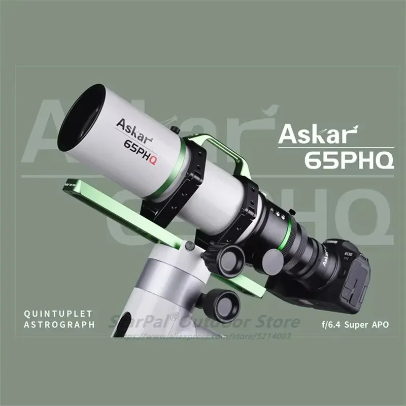 

Sharpstar Askar 65PHQ 65mm/f6.4 Quintuplet Air-spaced Flat Field Astrograph Refractor Telescope