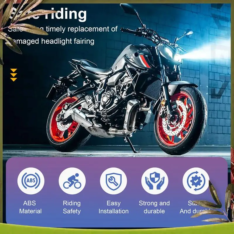 

Portable Motorcycle Front Headlight Fairing Bracket Front Panel Fairing Cover For Yamaha FZ-07 MT-07 FZ07 MT07 2018 2019 2020