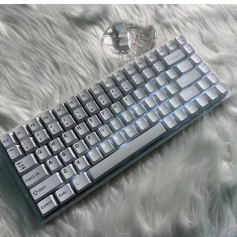 Snow mountain keycaps sweat hand savior high purity PBT strong matte original 1.7mm wall thickness word transparent