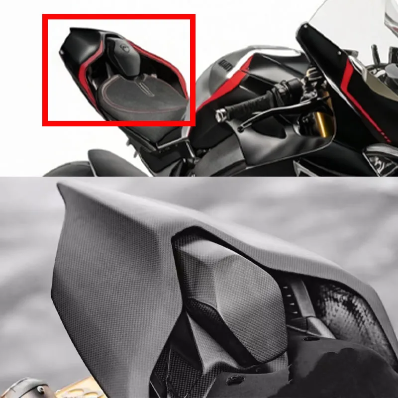 

For Ducati Panigale V4 V4S V4R Streetfighter V4 V2 Motorcycle Real Carbon Fiber Tail Section Rear Seat Cover Rear Hump Cowl Cap