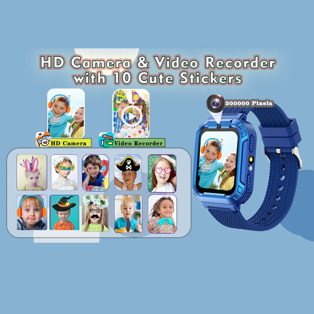 Children Smart Watch Kids 35 Games Video Recorder Music Calculator Calendar Flashlight Pedometer Smartwatch Camera Gifts Toy