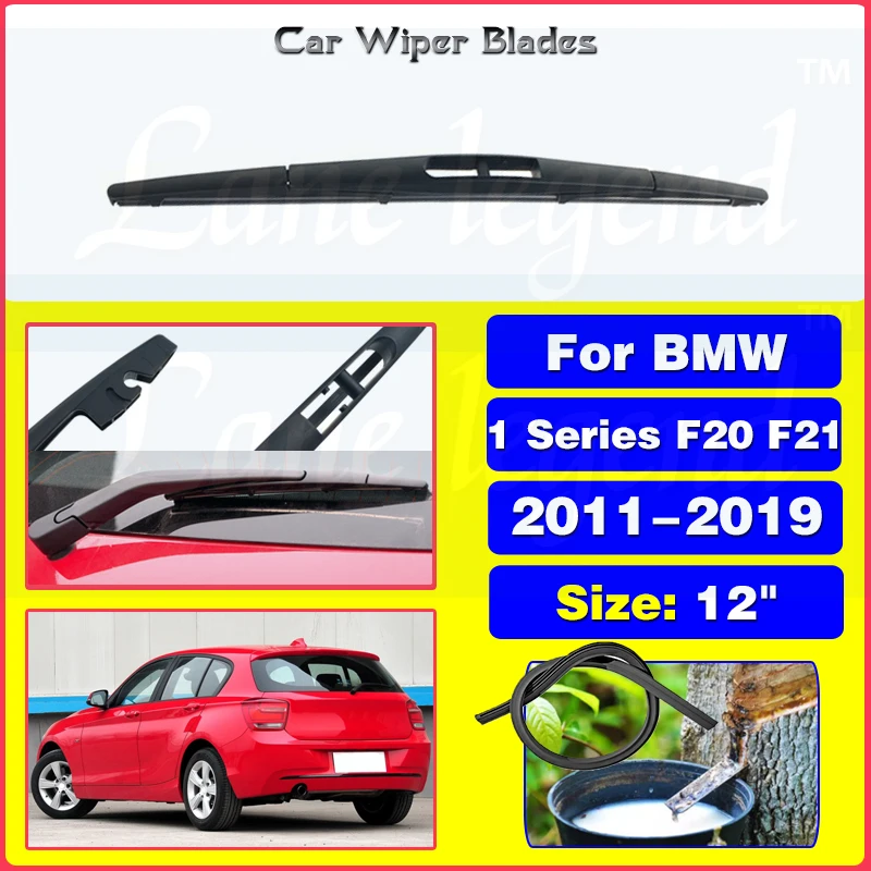 Limpiaparabrisas trasero de 12 pulgadas para BMW serie 1, F20, F21, 116i, 118i, 2011-2019, accesorios para coche