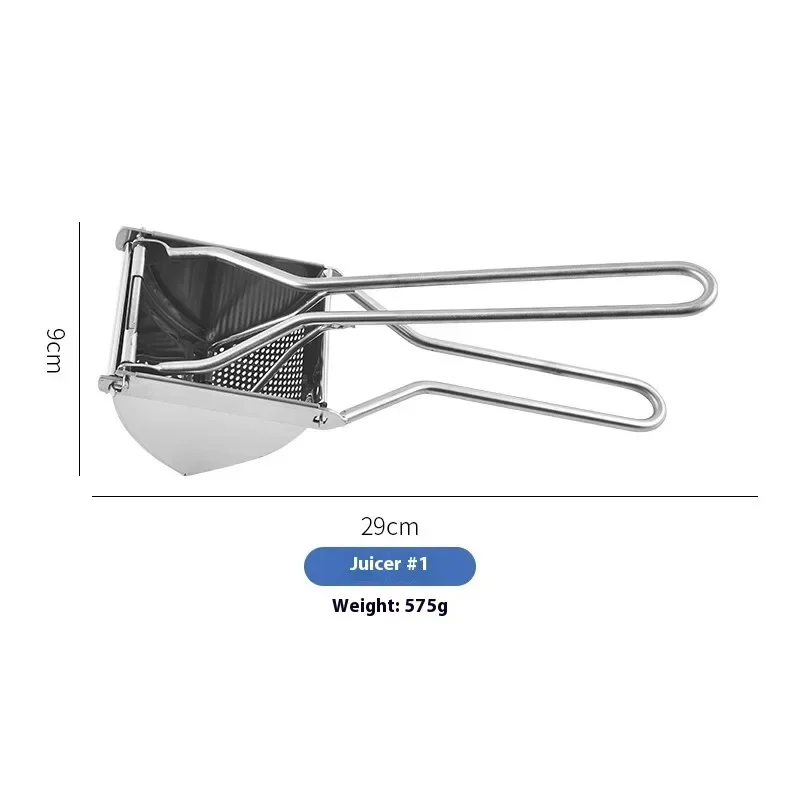 Potato Ricer Heavy Duty Stainless Steel Masher&Ricer Kitchen Tool Press Mash Perfect Mashed Potatoes Cutter Fruit&Vegetable Tool