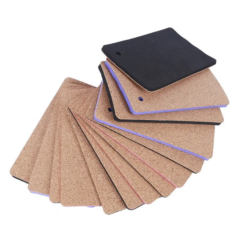 Yoga Mat 8MM Thickened and Extended Cork Mat  Professional Yoga Supplies